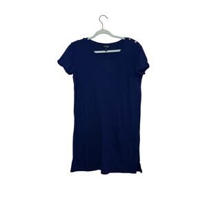 💥Nicole Miller t-shirt medieval blue mini dress size large